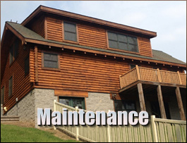  Patterson, North Carolina Log Home Maintenance